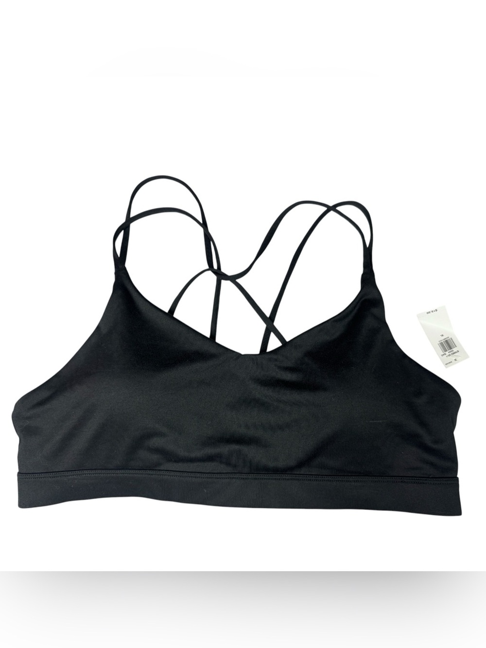 NWT Old Navy Light Support Strappy Sports Bra XL